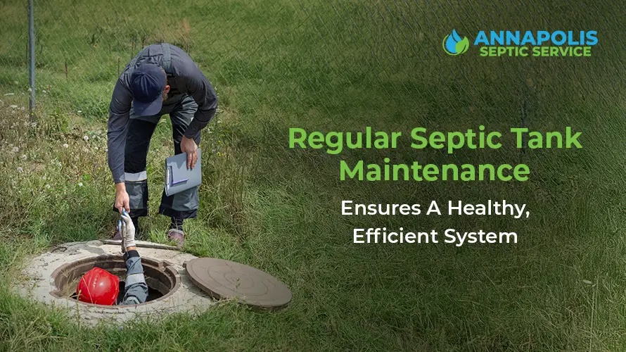 Importance of regular septic tank maintenance for efficient system performance.